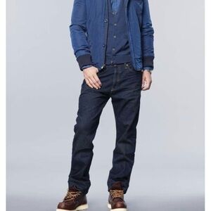 Claiborne by John Bartlett Men’s Straight Leg Button Fly Jeans Waist 32